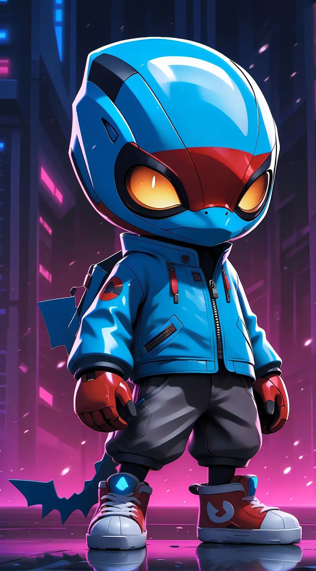 ai character: Dogday and catnap background