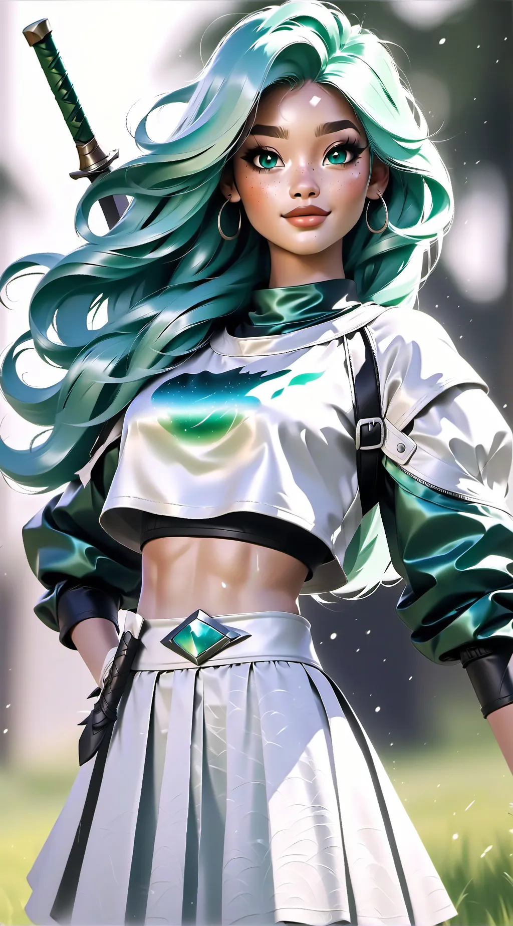 ai character: Prettiest  background