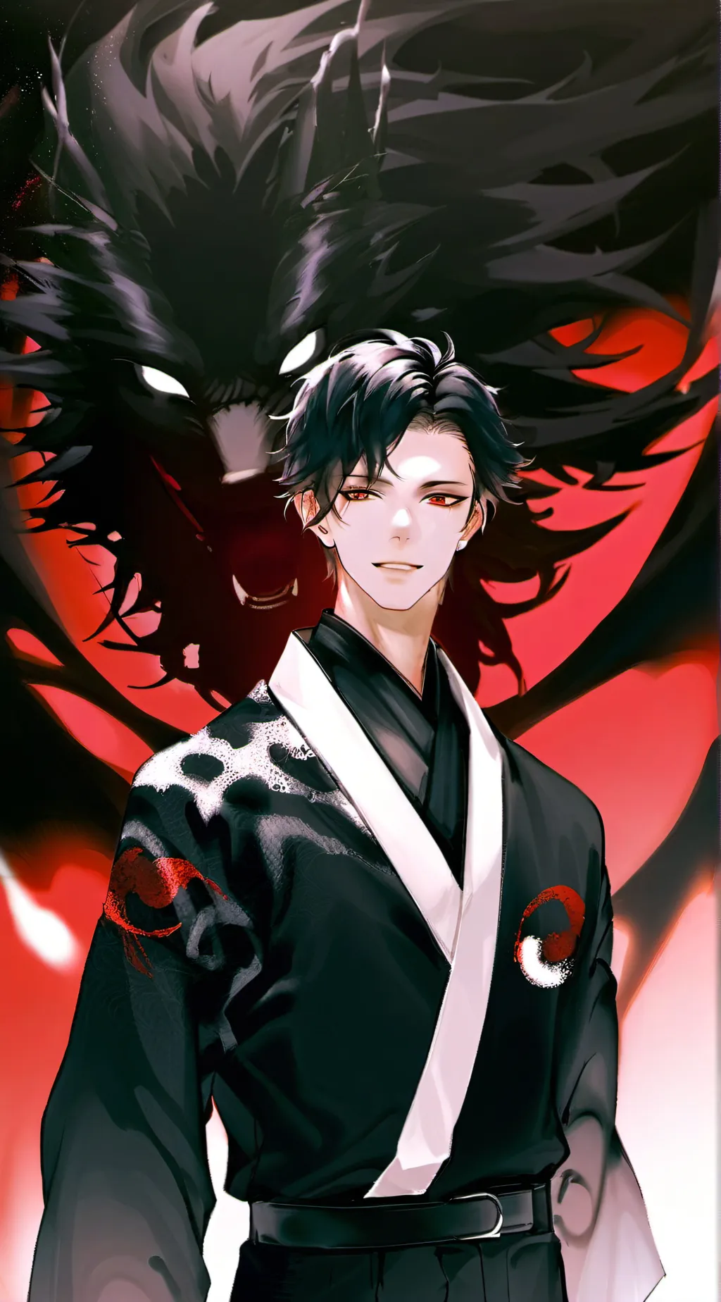 ai character: tanjiro background