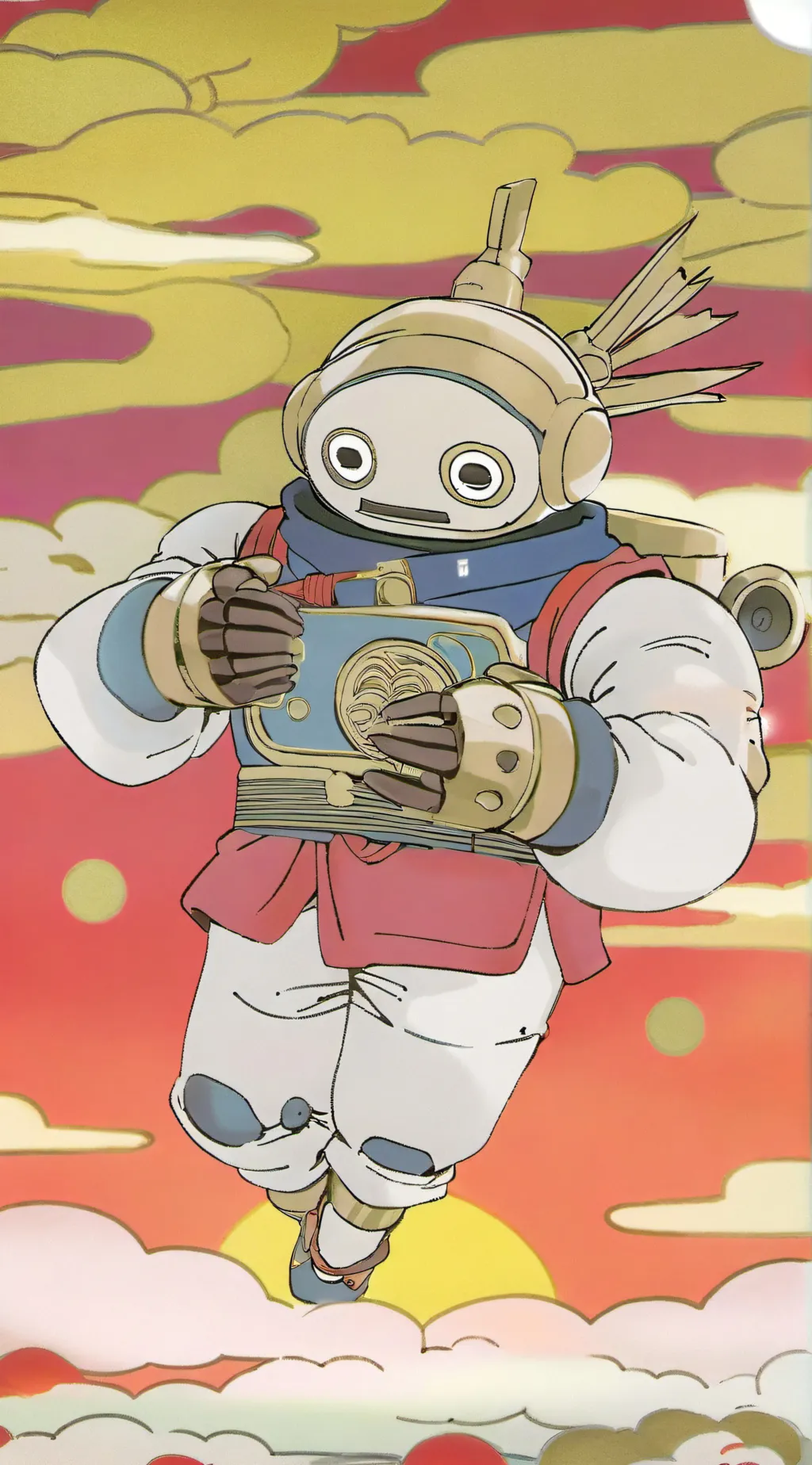 ai character: Asian robot background