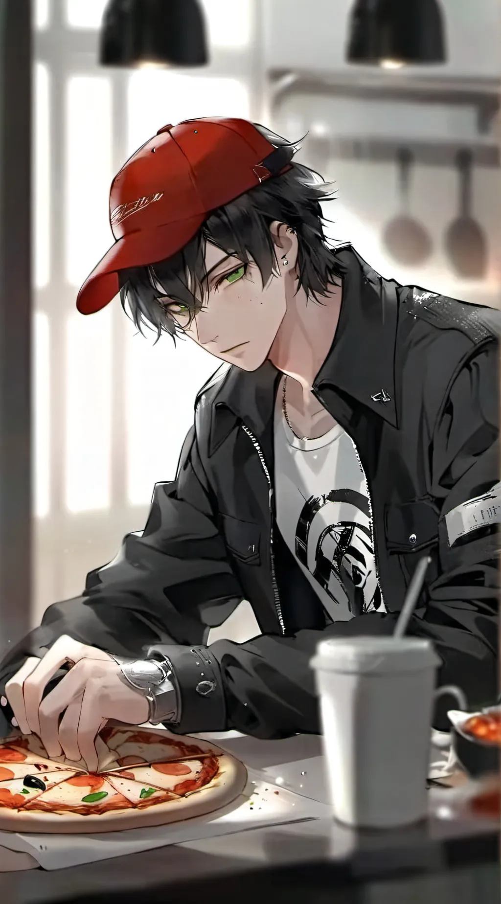 ai character: 🍕~Ajax~🍕 background