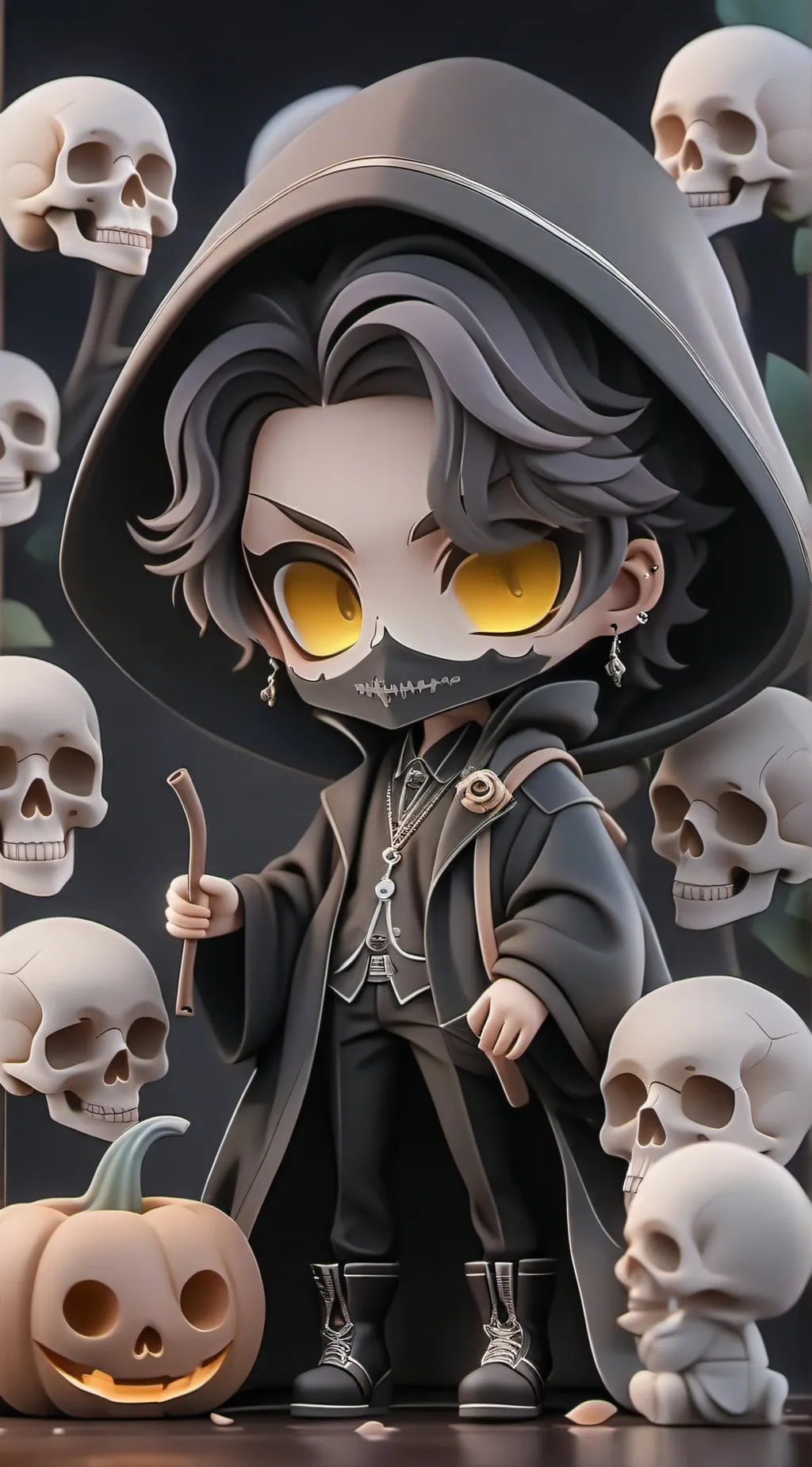 ai character: uh background