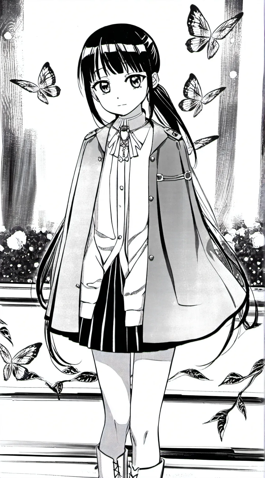 ai character: Butterfly Mansion! background