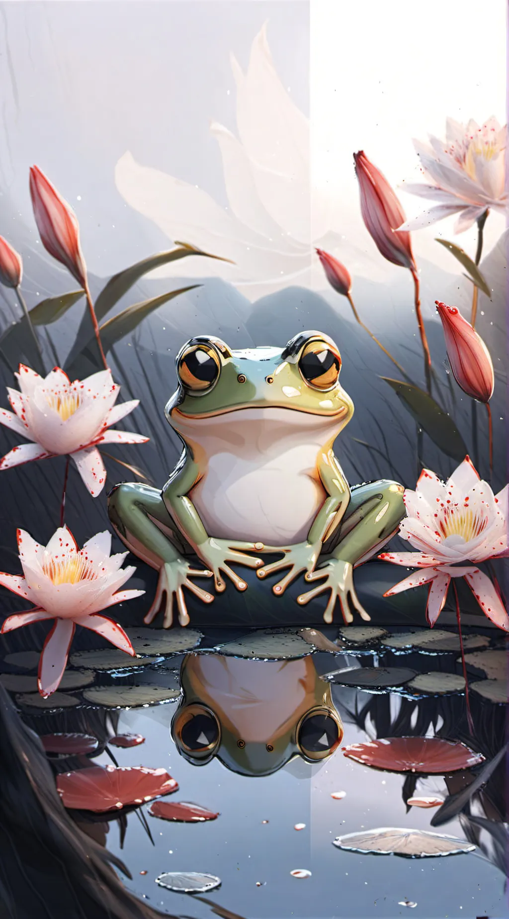 ai character: Froggi background