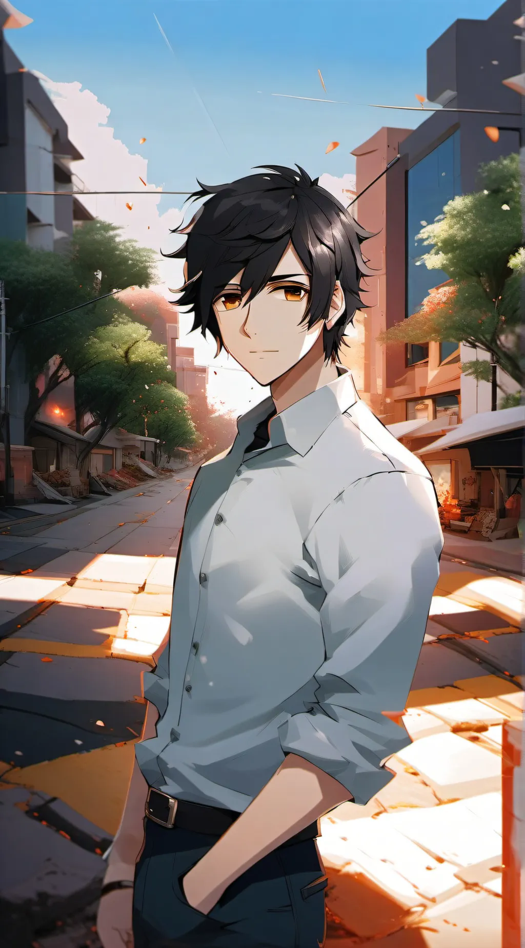 ai character: Ricky background