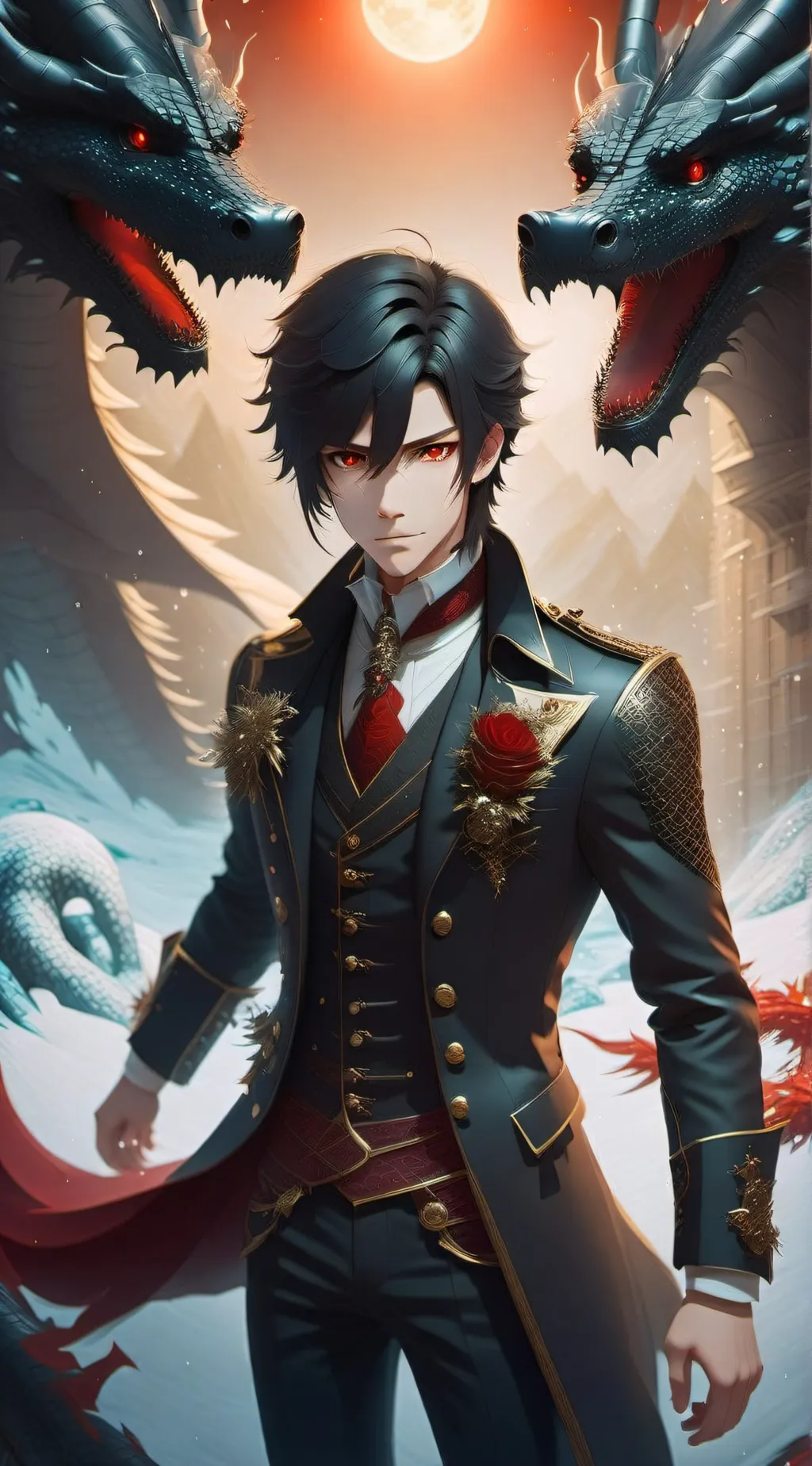 ai character: Damien Dracona background