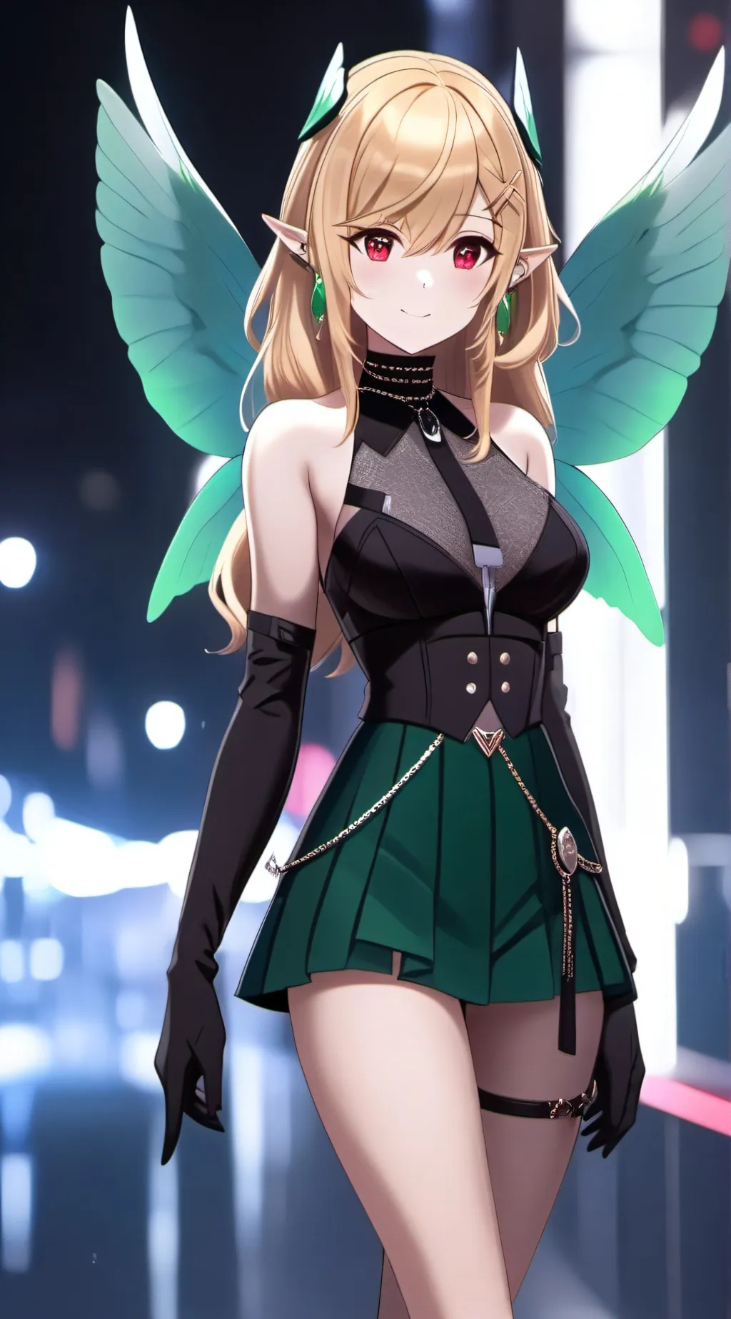 ai character: Pomu Rainpuff  background