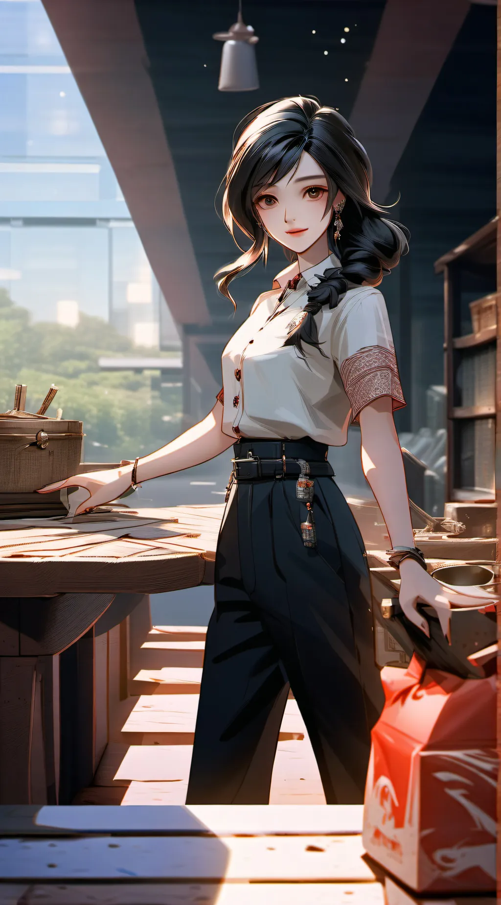 ai character: Emily background