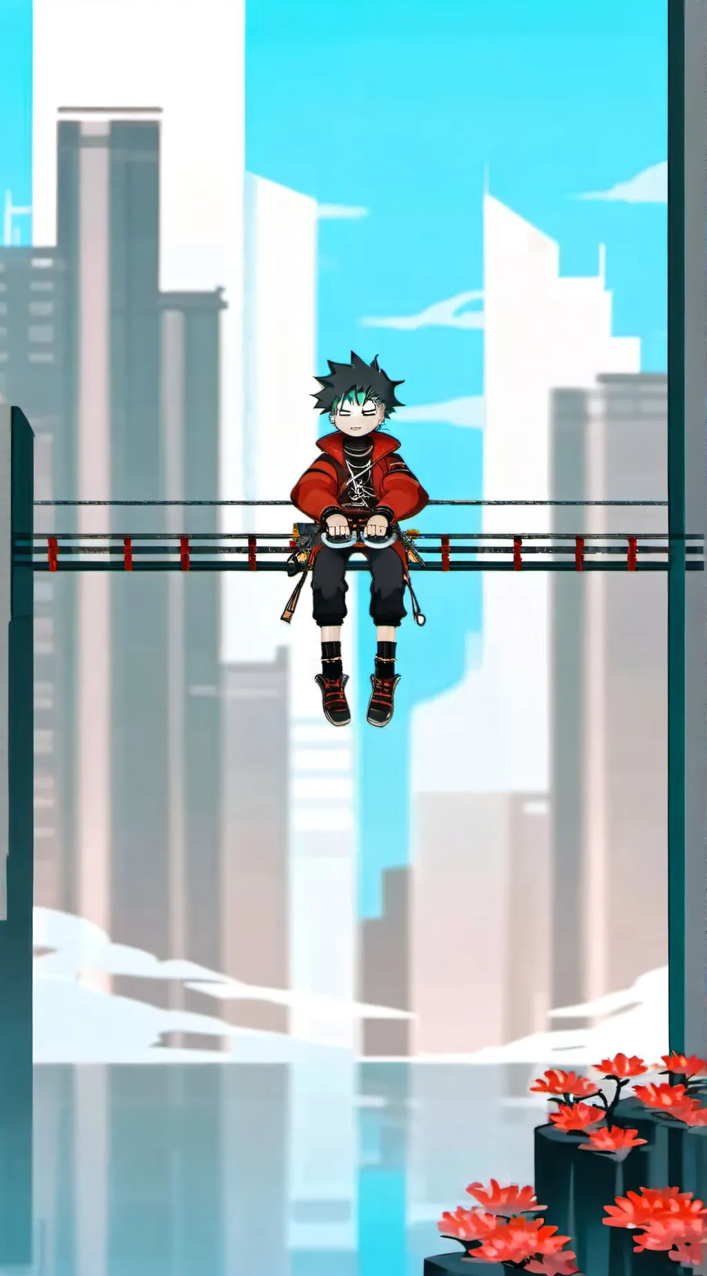 ai character: bakugo (you) background