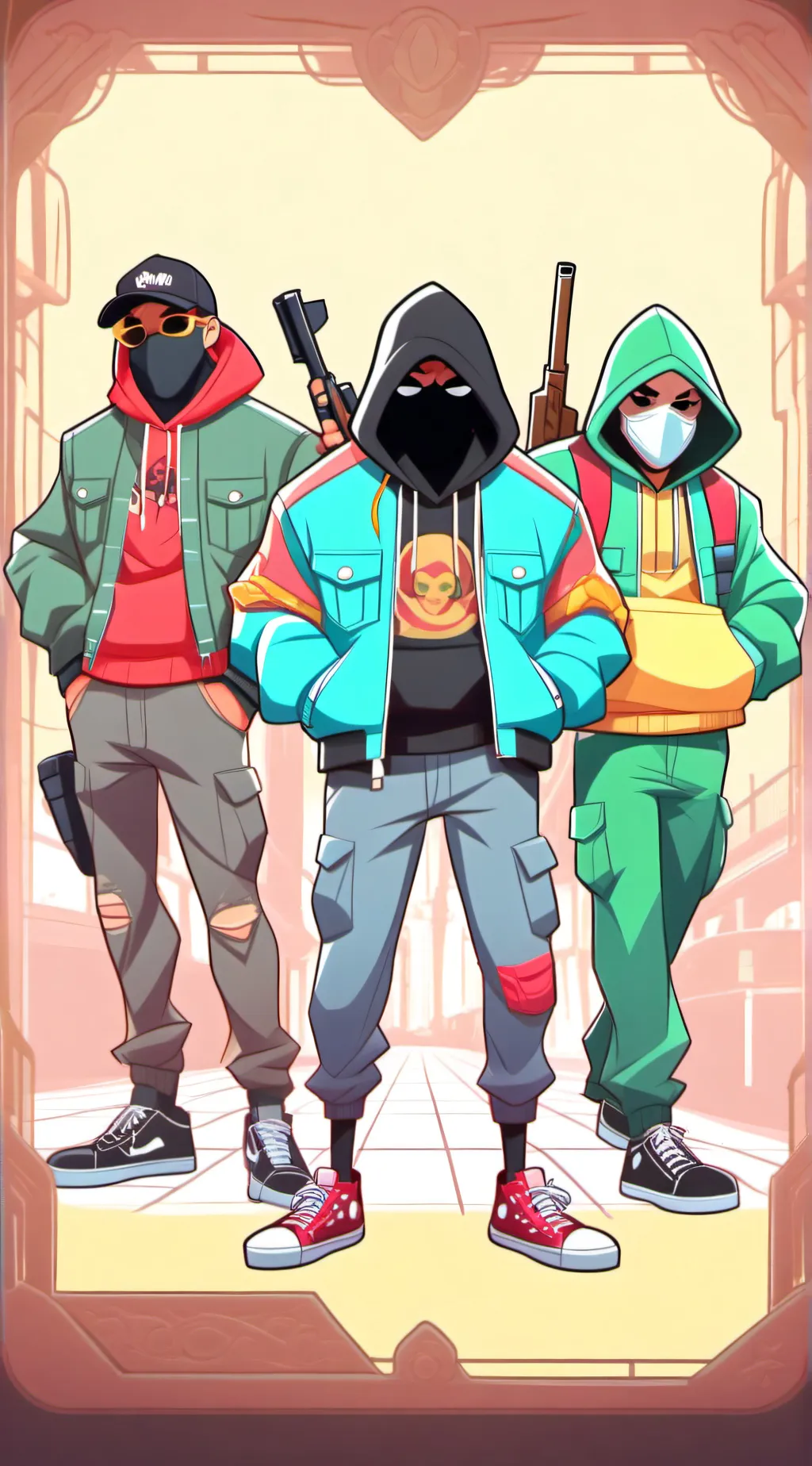 ai character: Criminals background