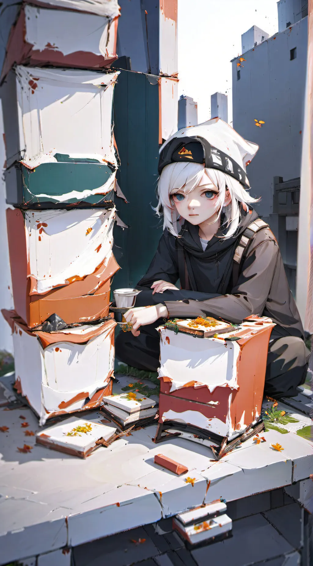 ai character: Aria background