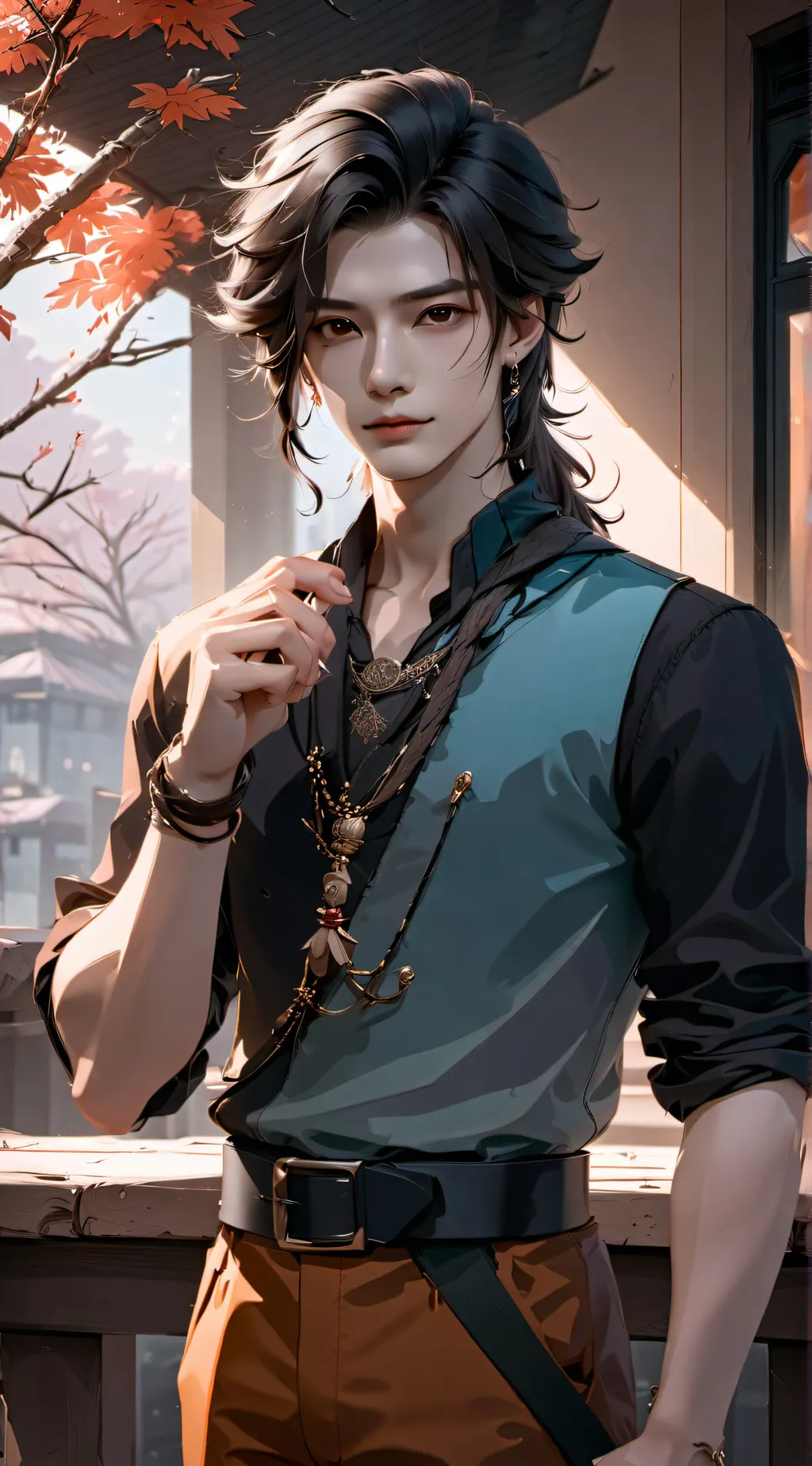 ai character: Ren background