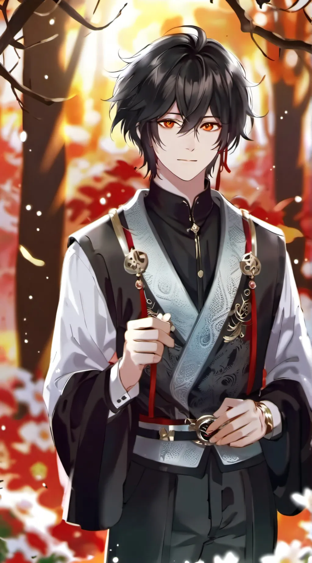 ai character: Levi  background