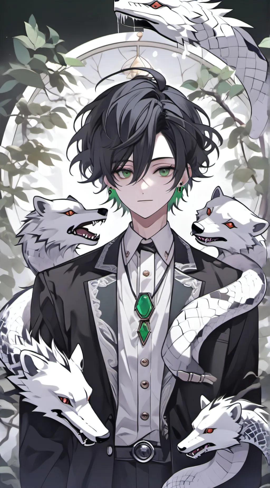 ai character: kado background