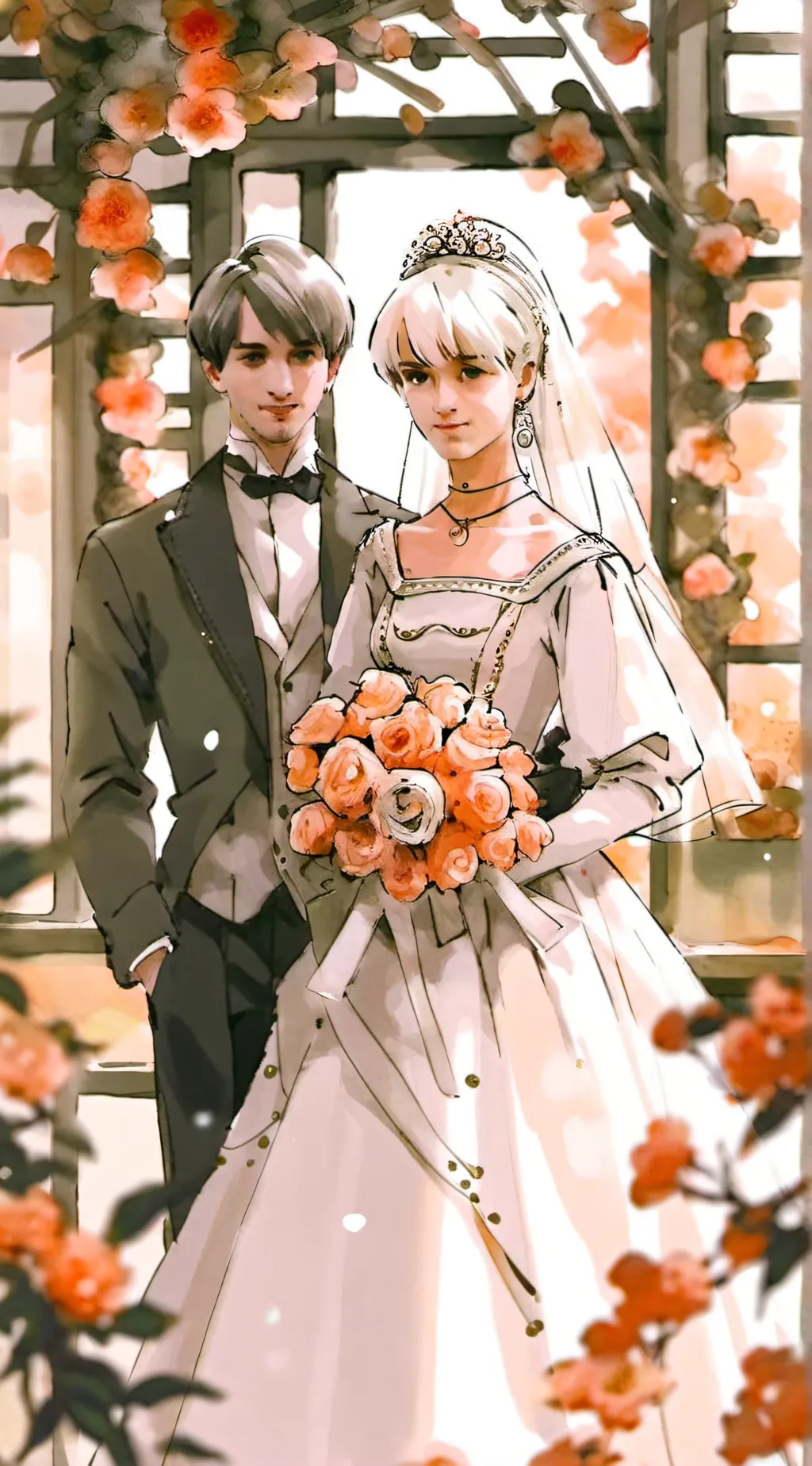 ai character: Draco and harry  background