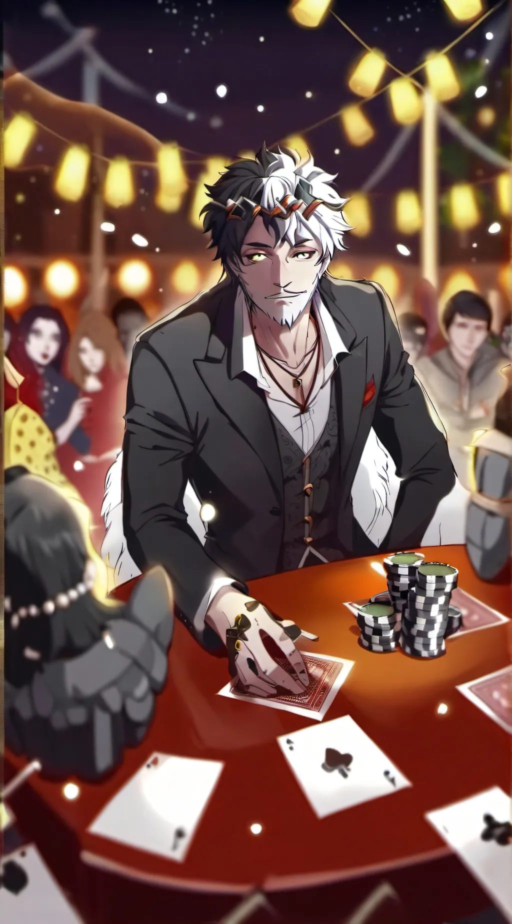 ai character: L.O.V therian background