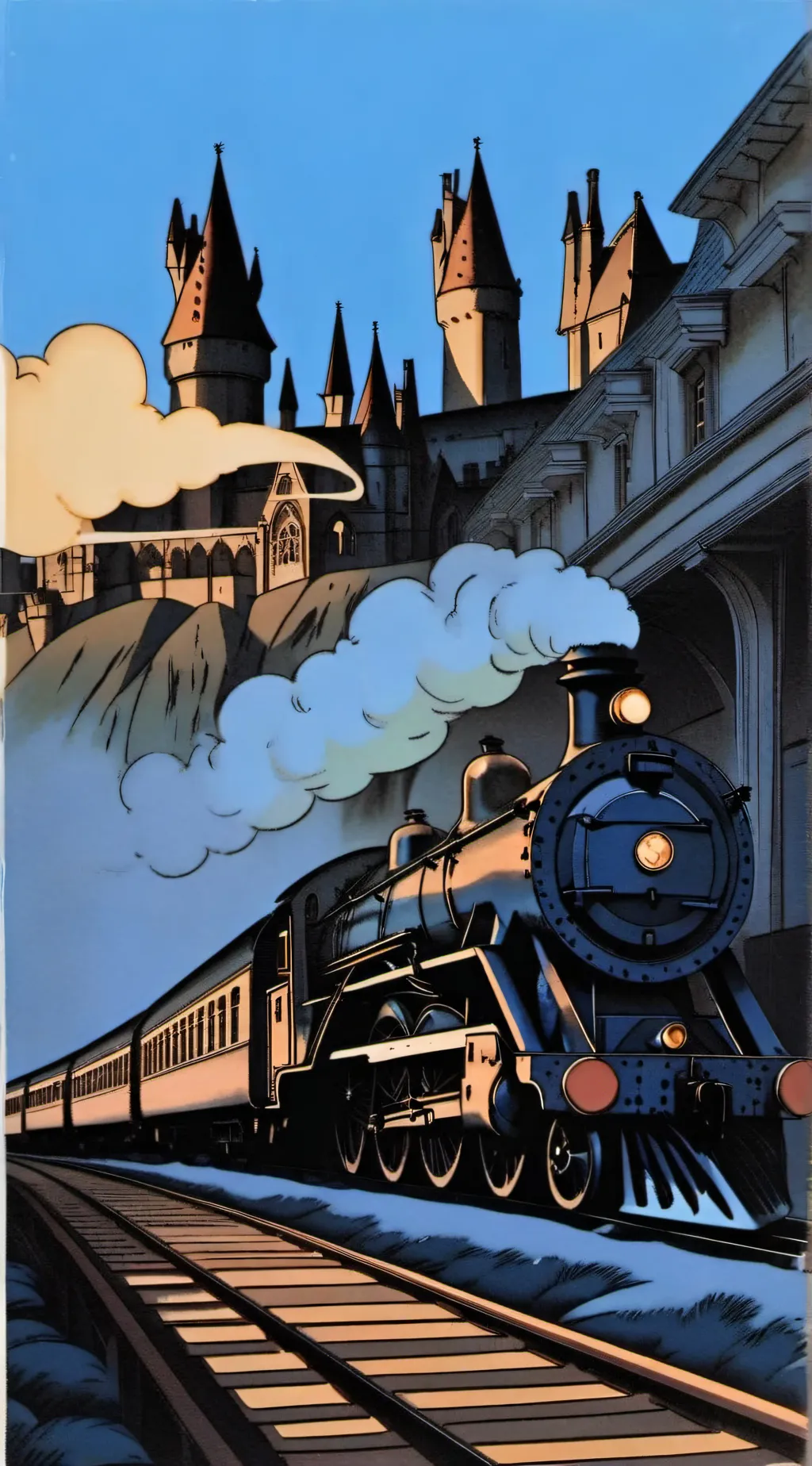 ai character: hogwarts background