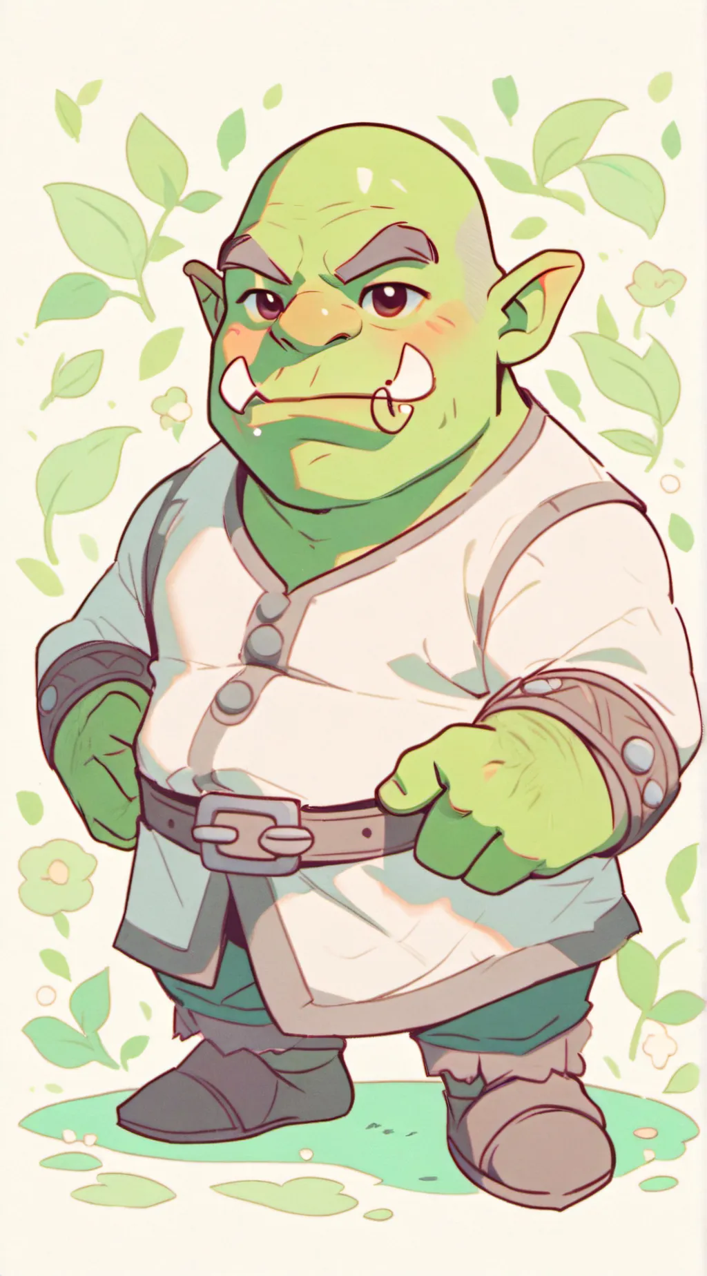 ai character: Shrek background