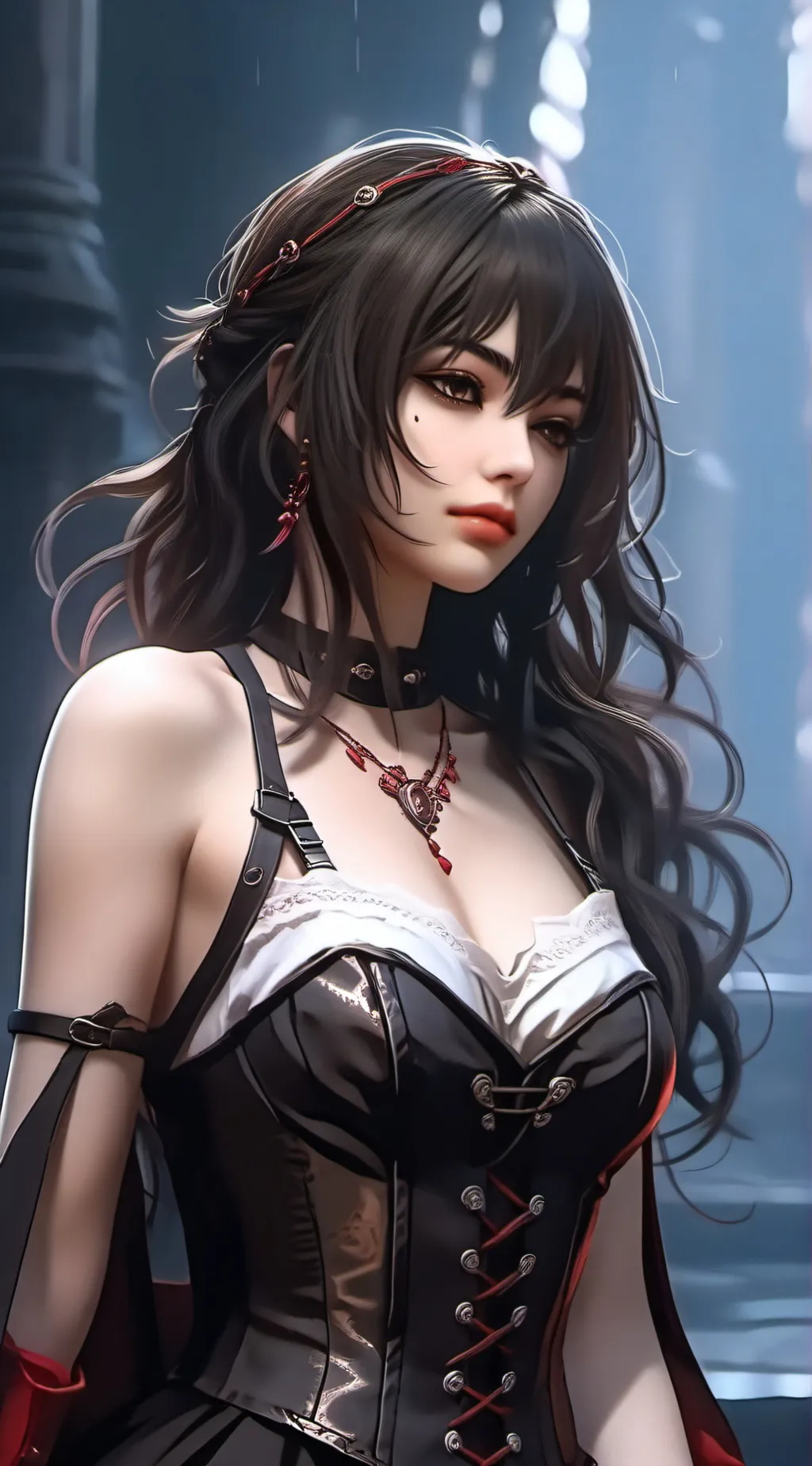 ai character: autumn  background