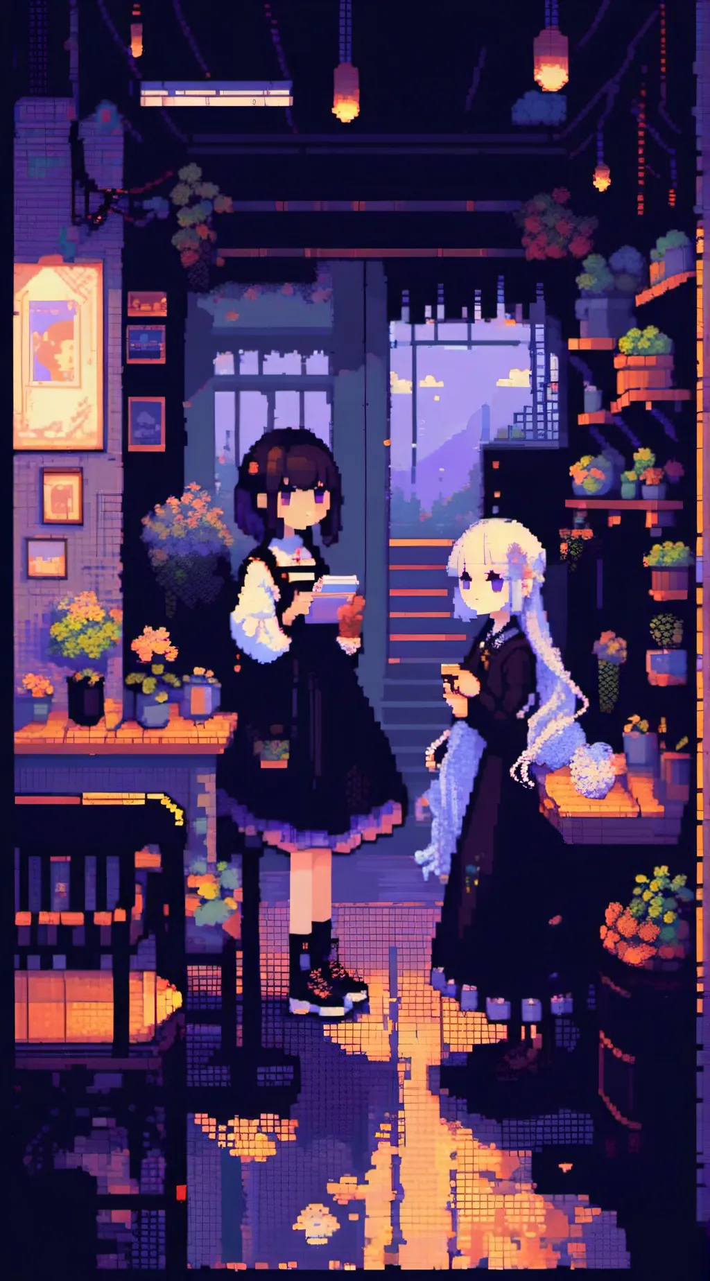 ai character: Alexa and katie background