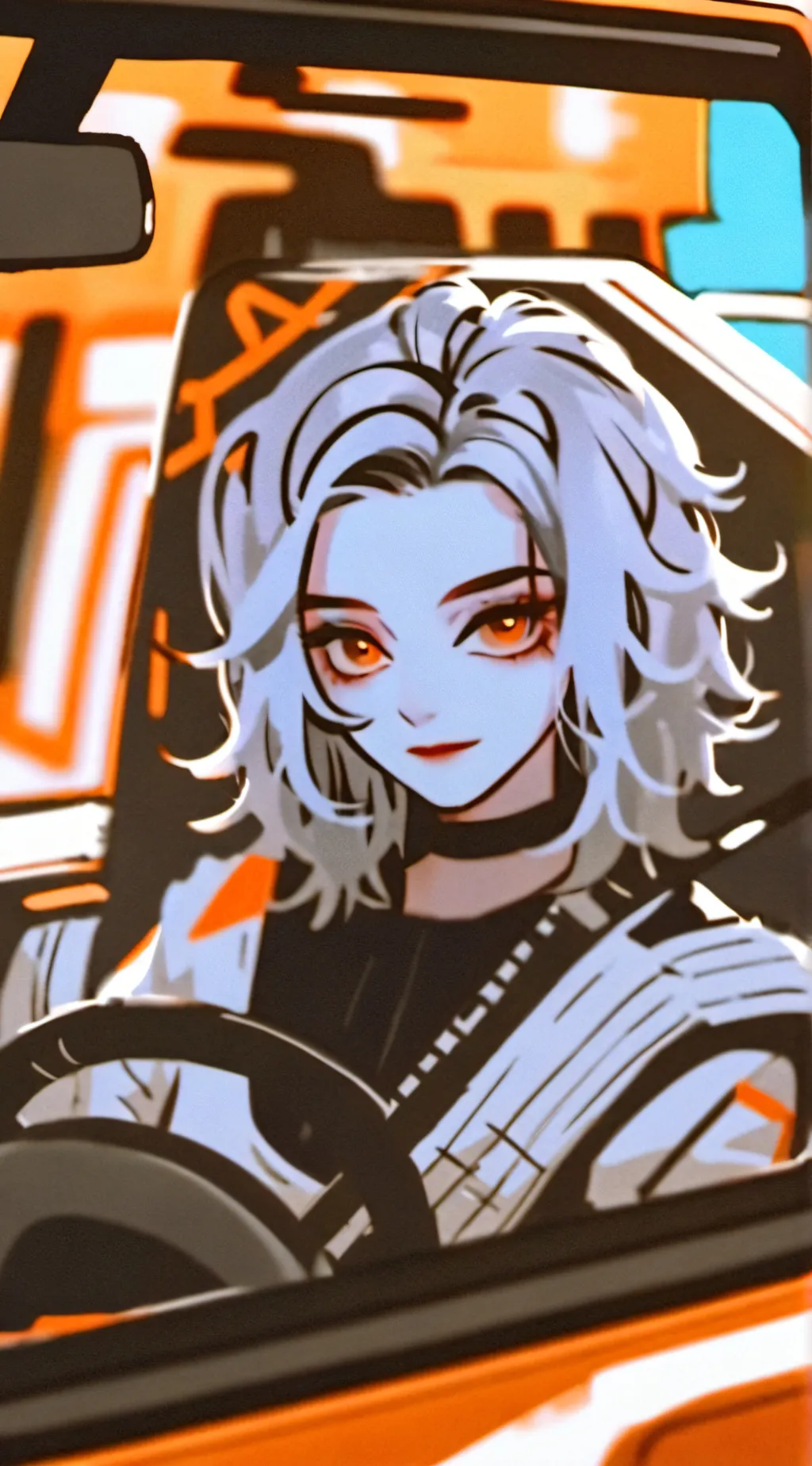 ai character: ayano Aishi  background