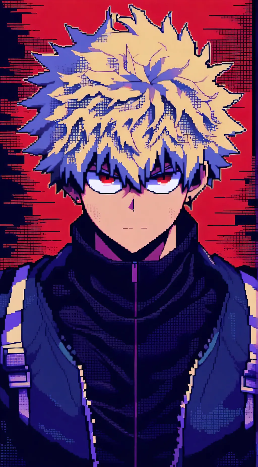 ai character: Katsuki Bakugo background