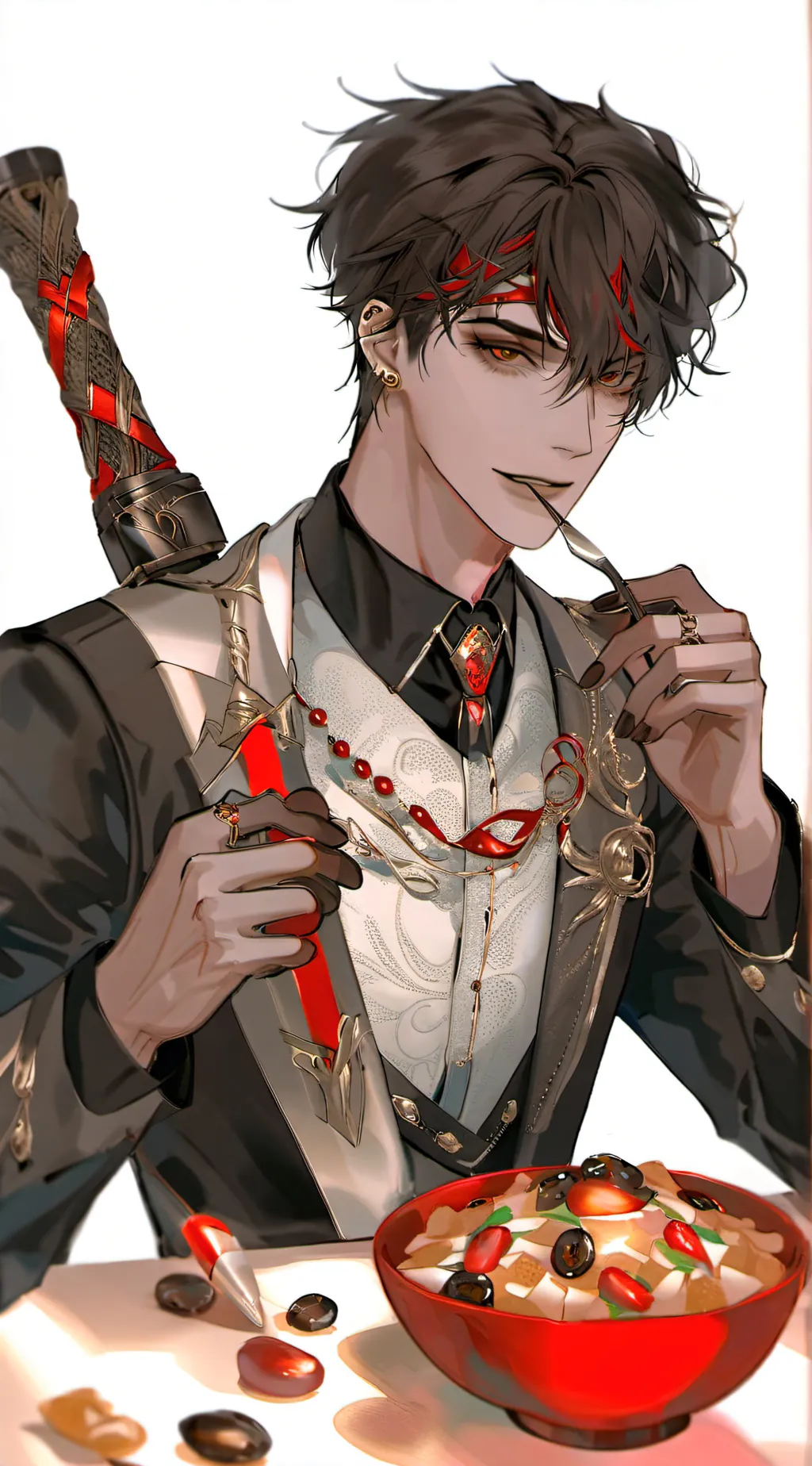 ai character: Jefery damner background