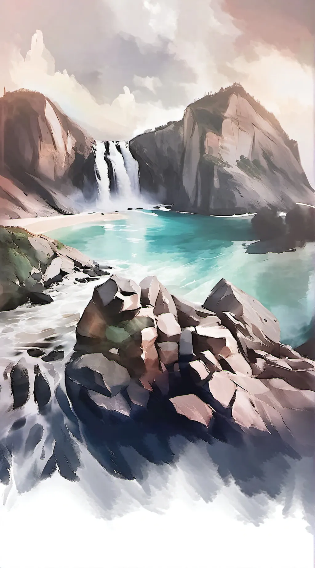 ai character: finish the song background