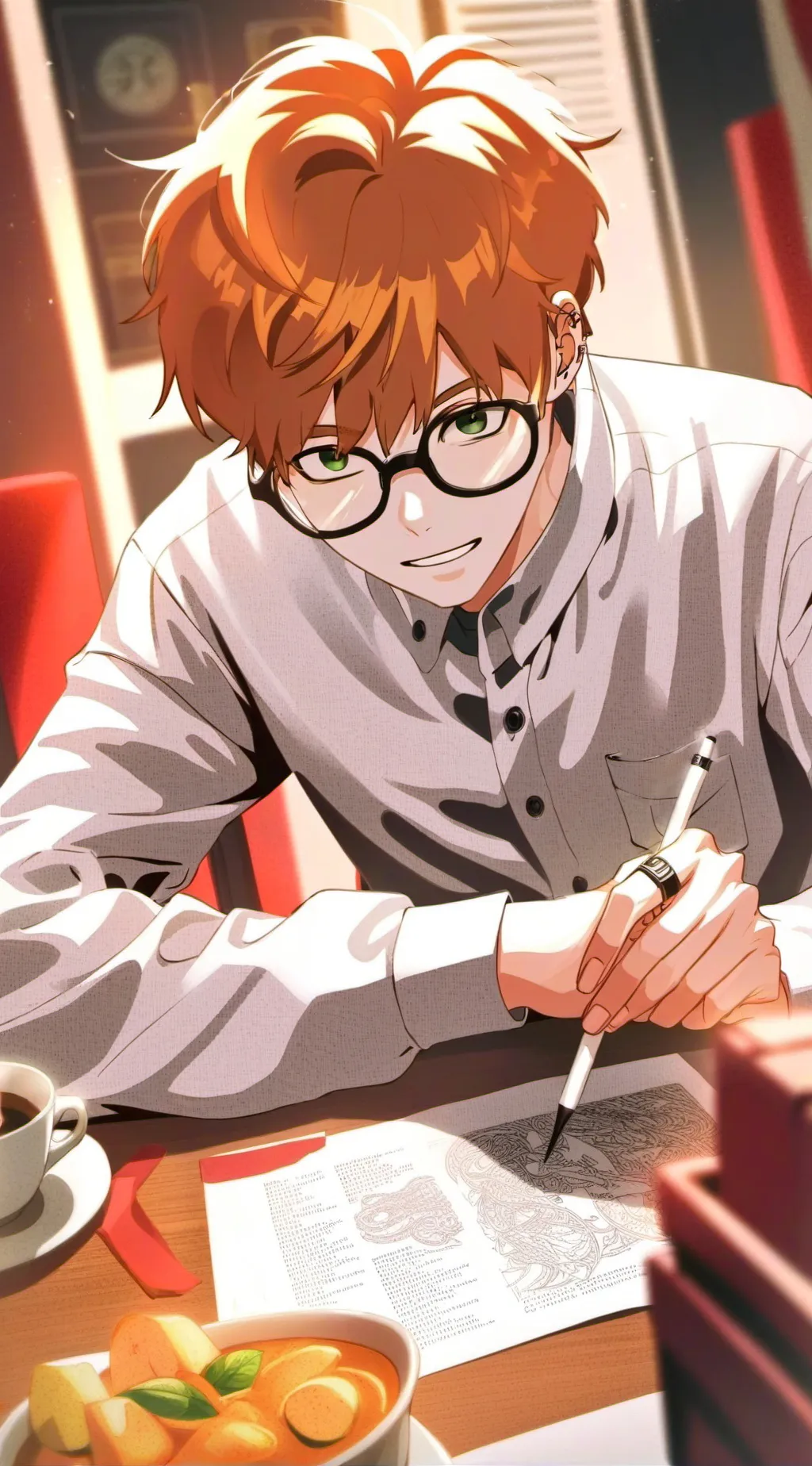 ai character: Logan  background