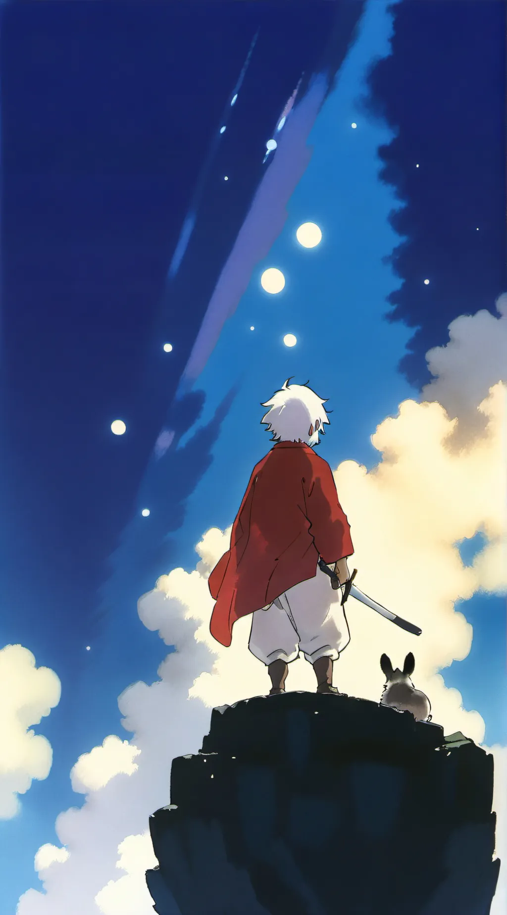 ai character: and dad will come  background