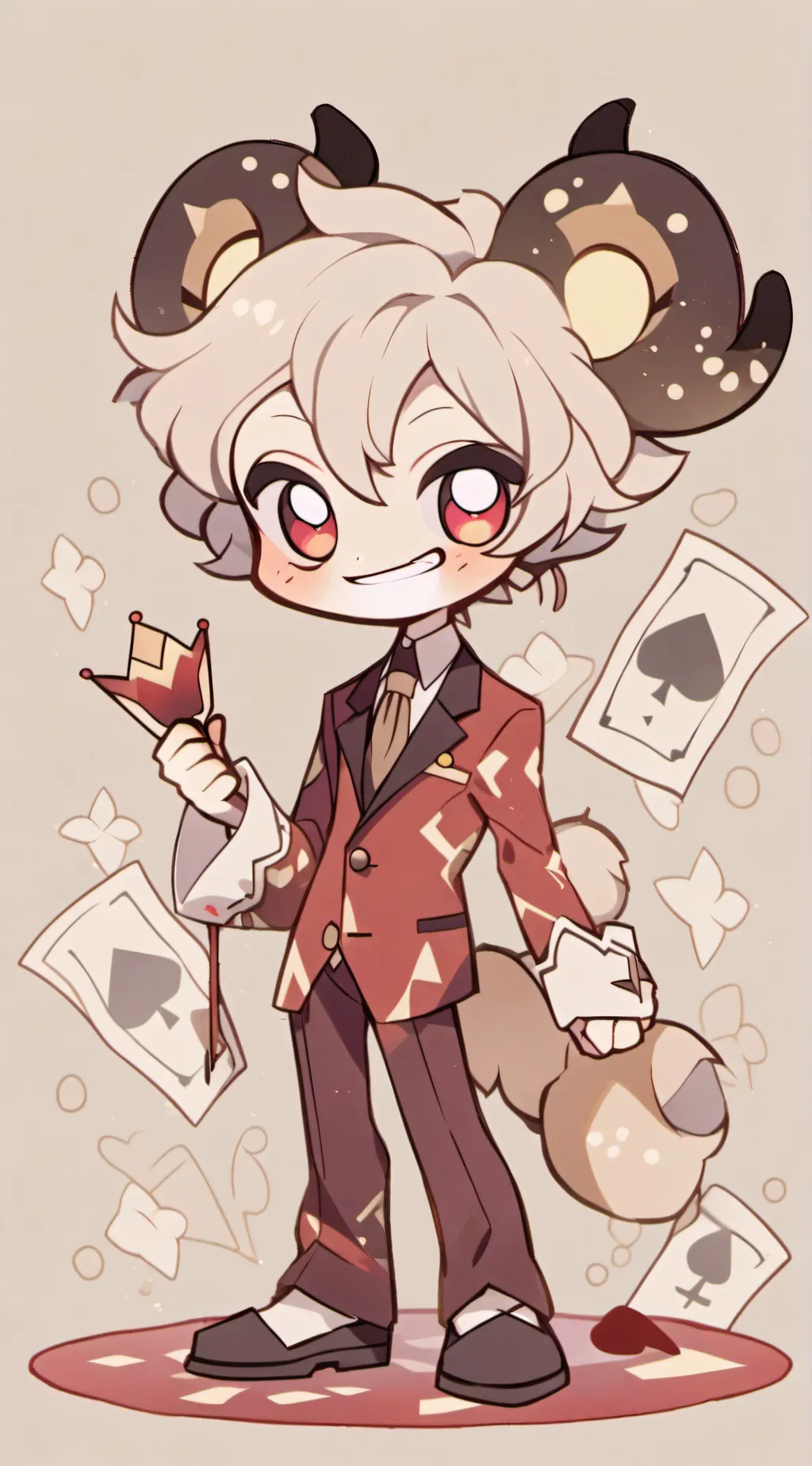 ai character: alastor  background