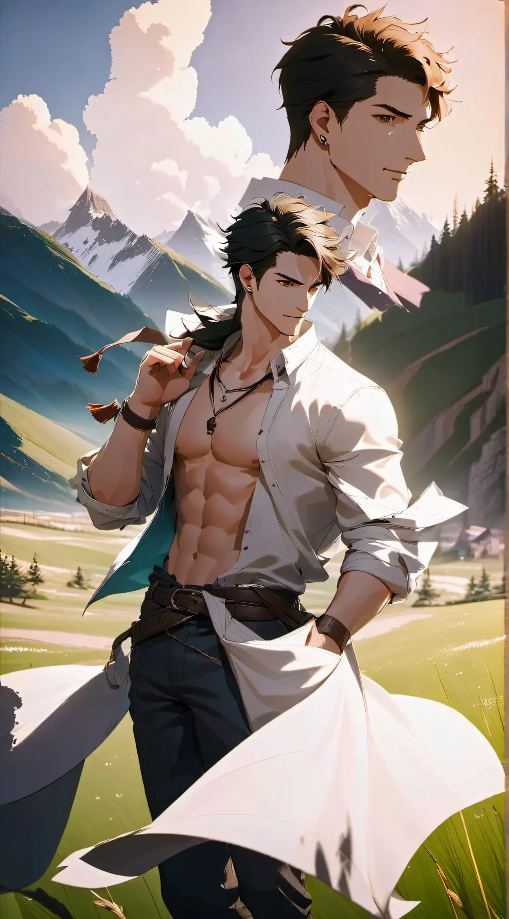 ai character: Lysander  background