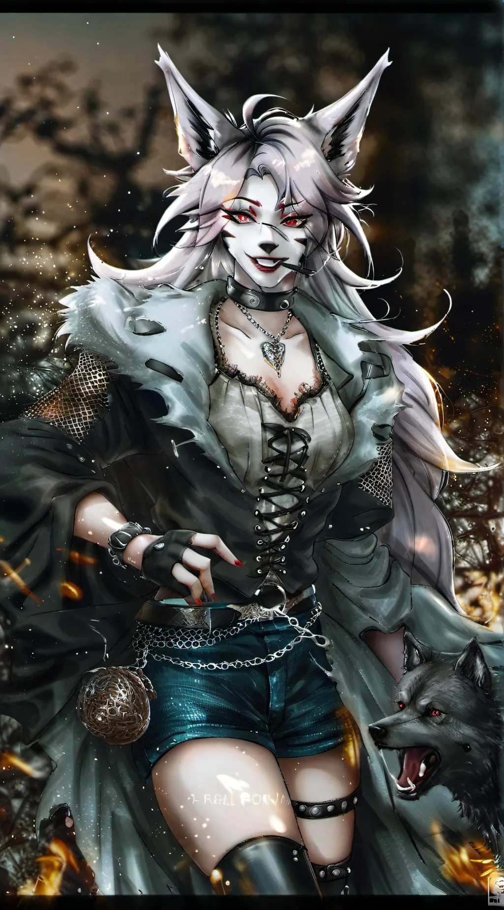 ai character: Loona background