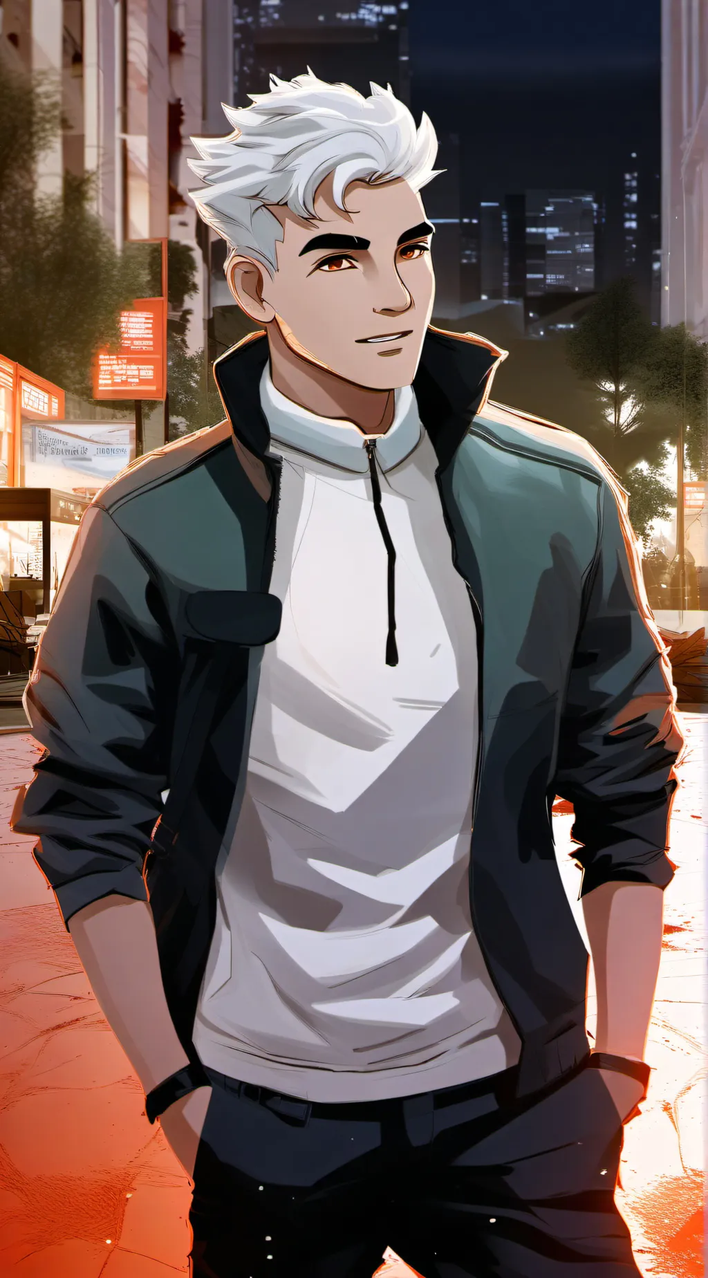 ai character: Asher  background