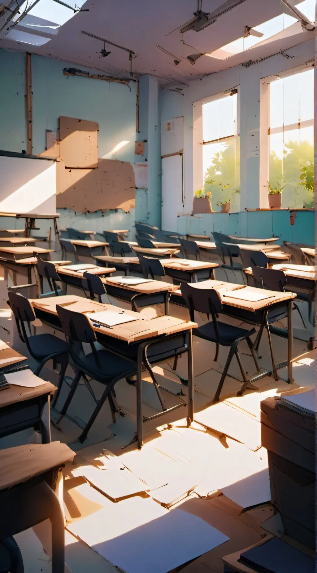 ai character: 1-A first day background