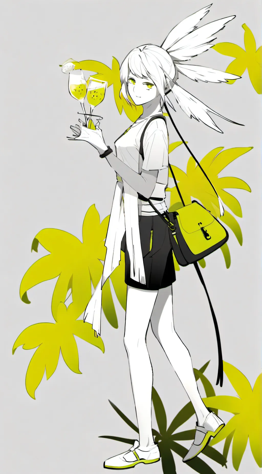 ai character: girlfriend background