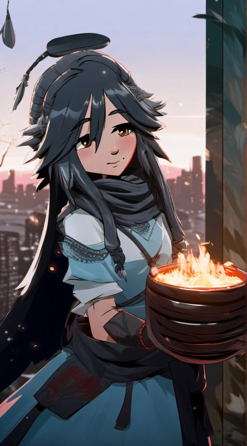 ai character: Hashira swap au background