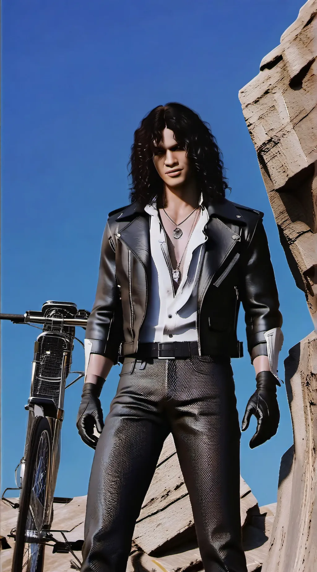 ai character: Slash  background