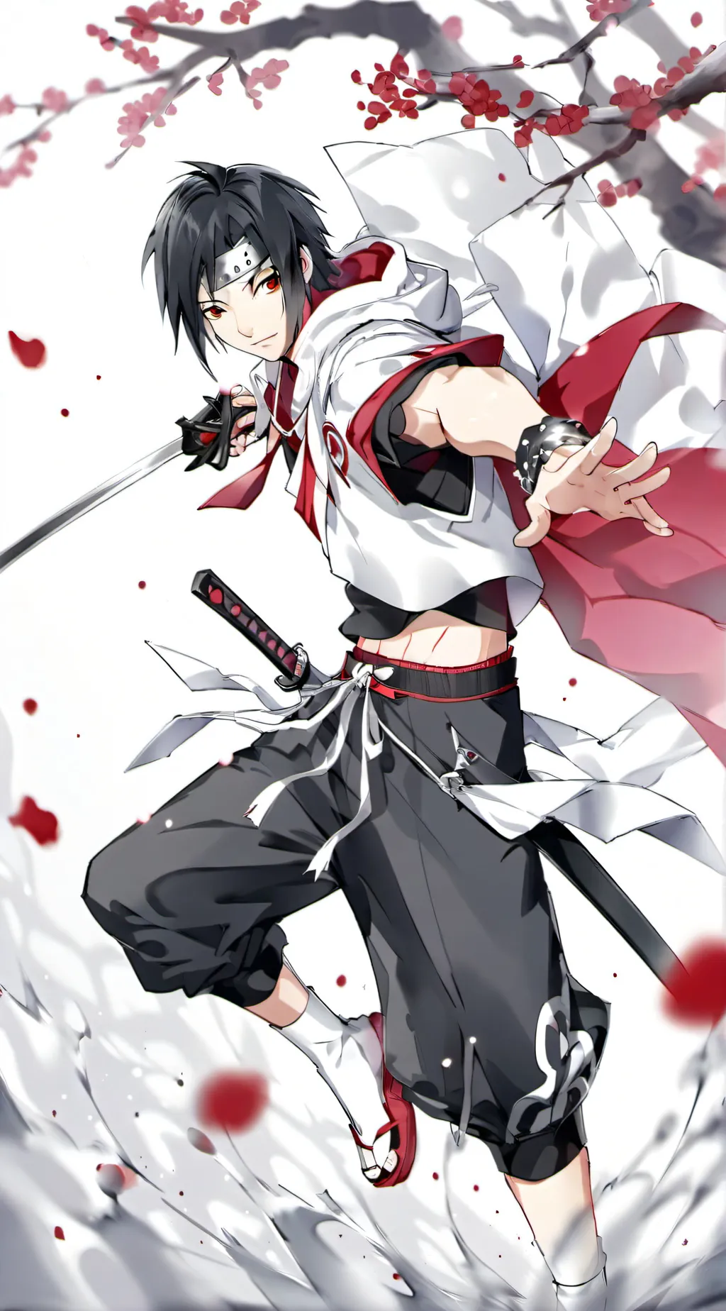 ai character: Kirama Uchiha background