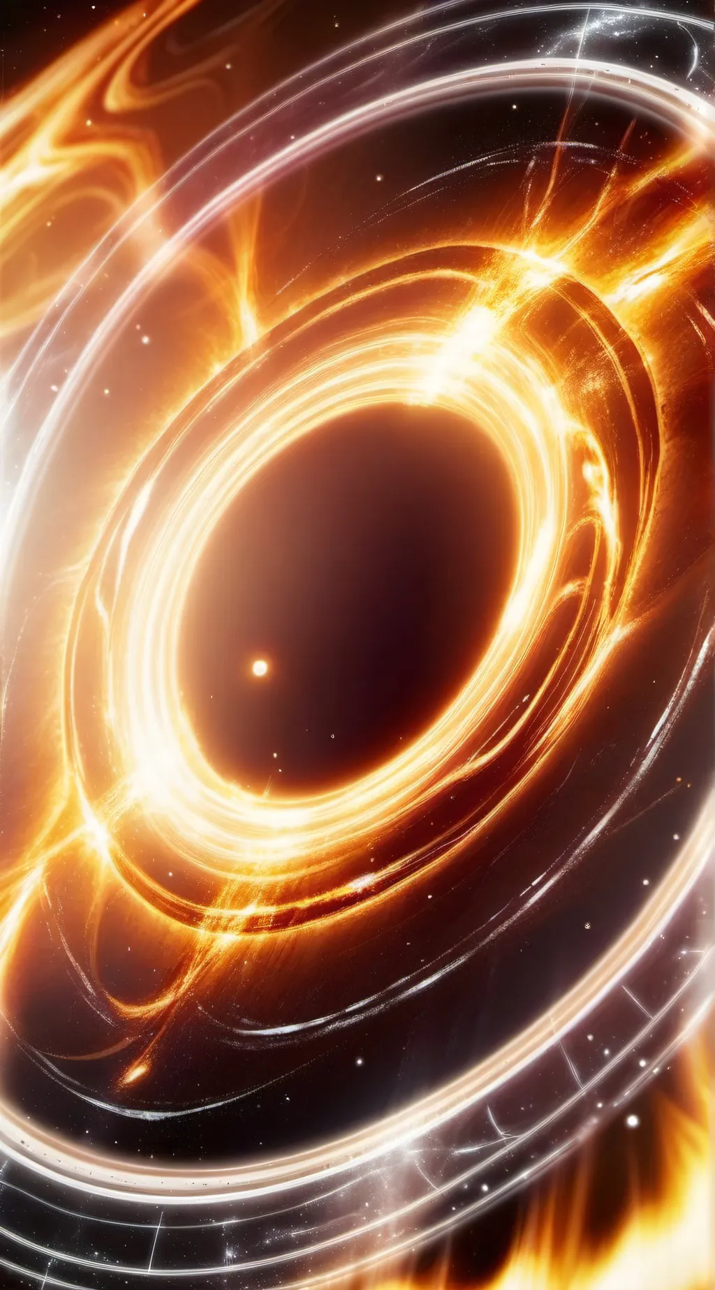 ai character: black hole background