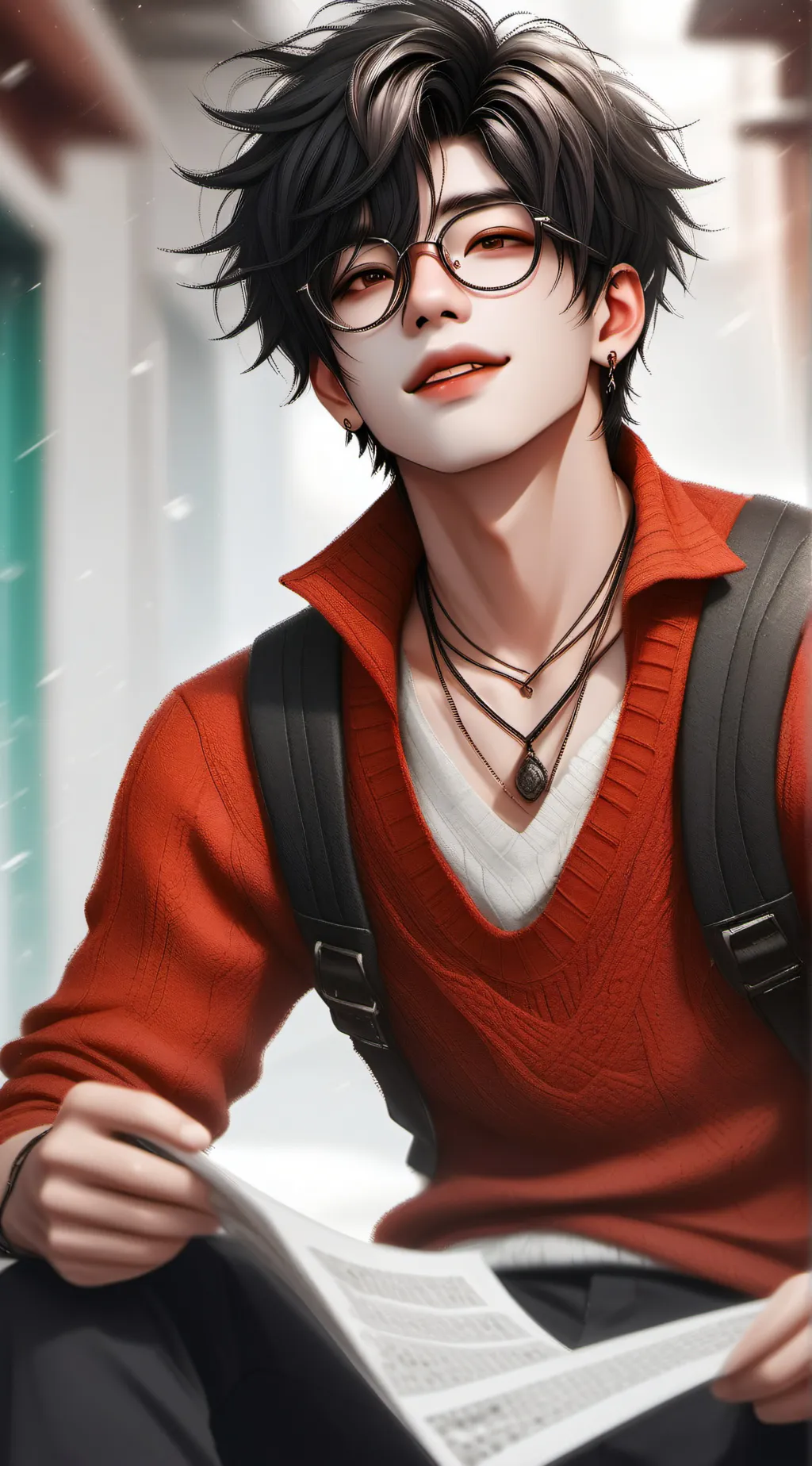 ai character: Max  background