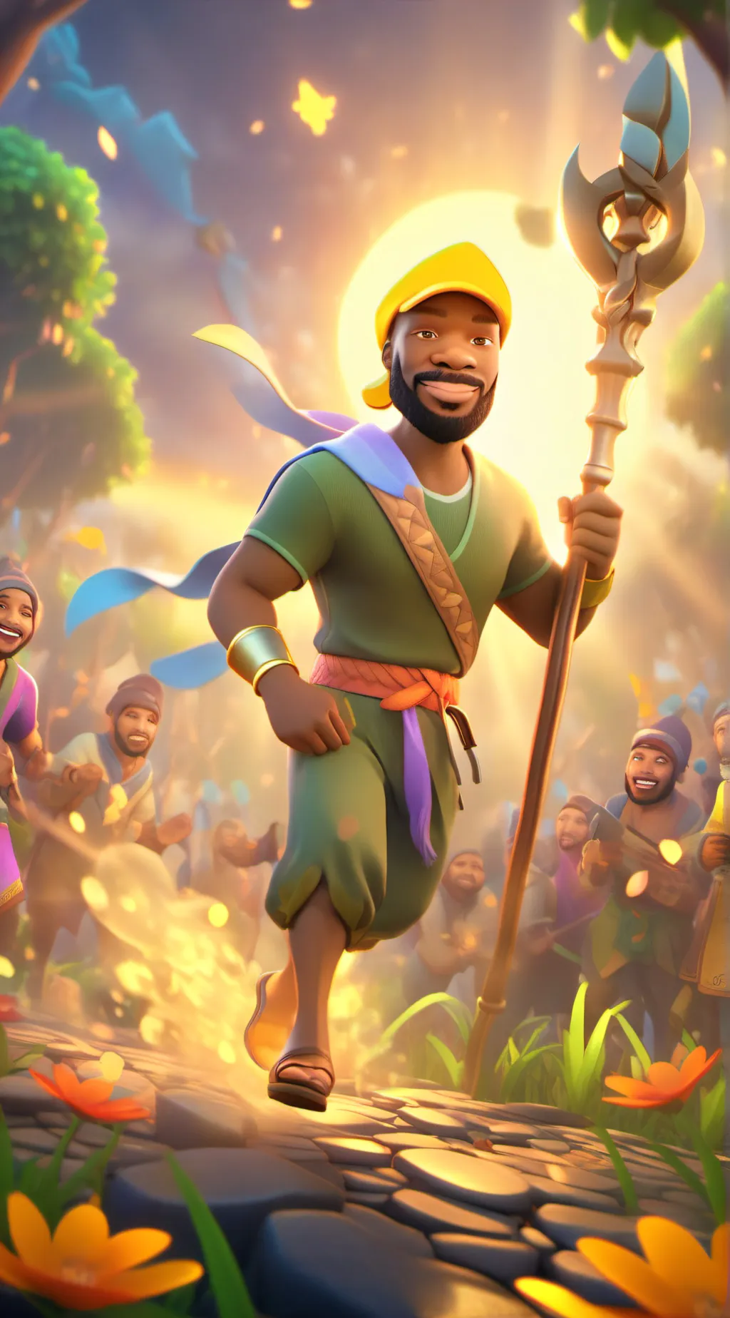 ai character: Song guesser background