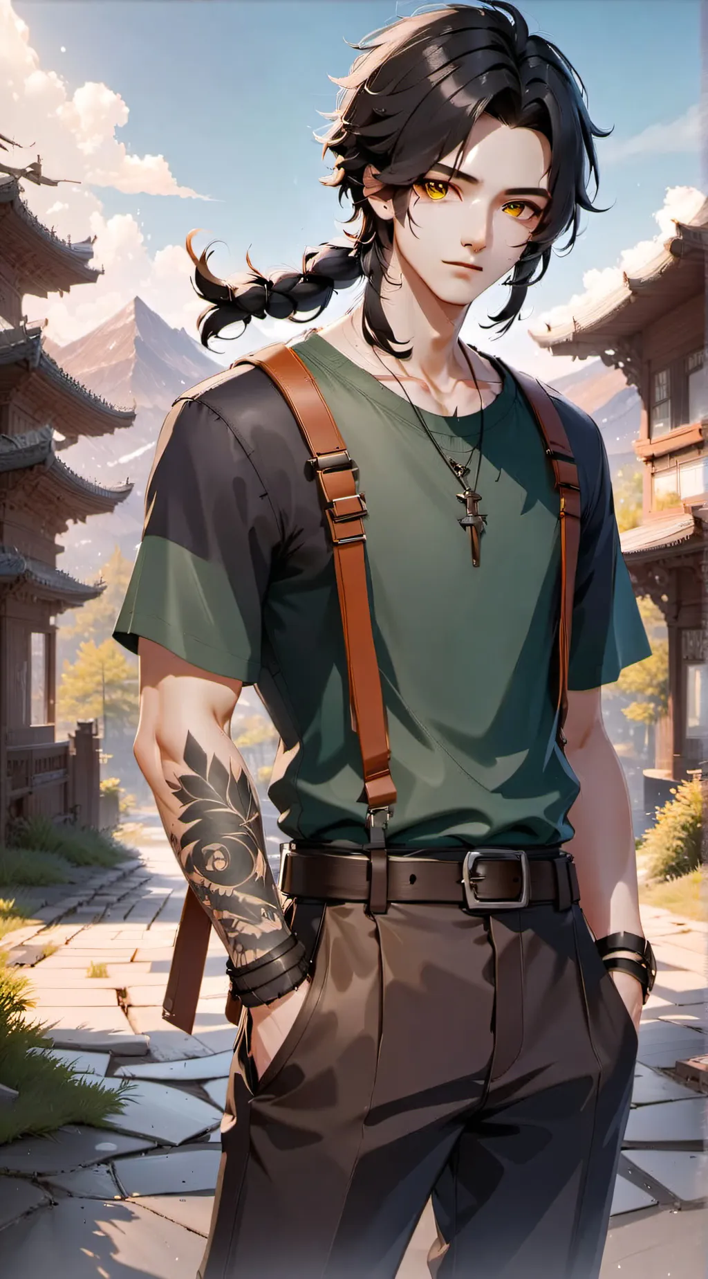 ai character: Feilx background