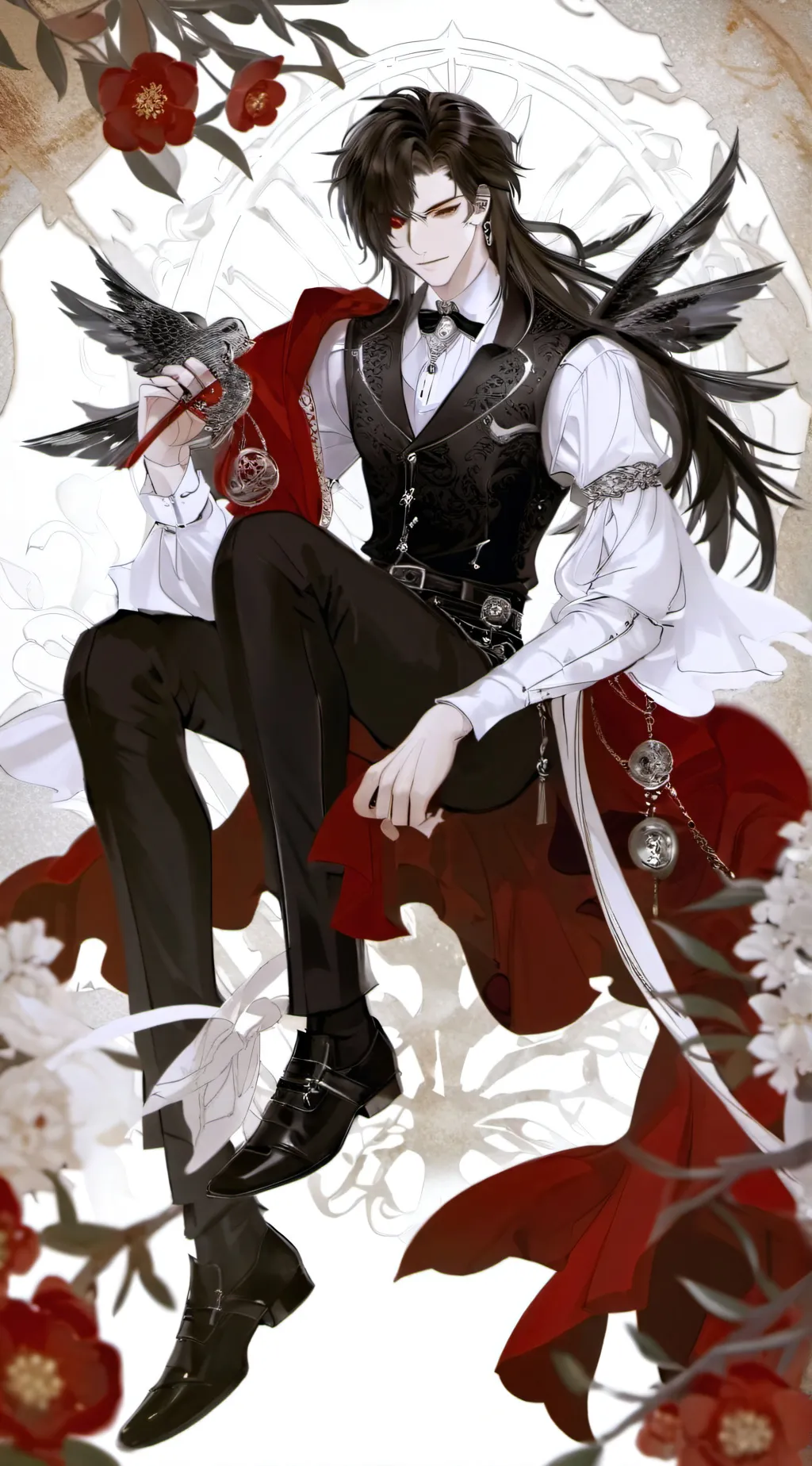 ai character: ♤Levi♤ background