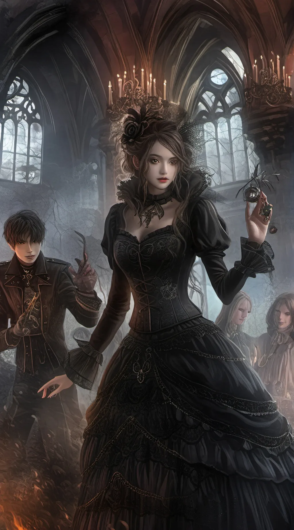 ai character: PROM!!! background