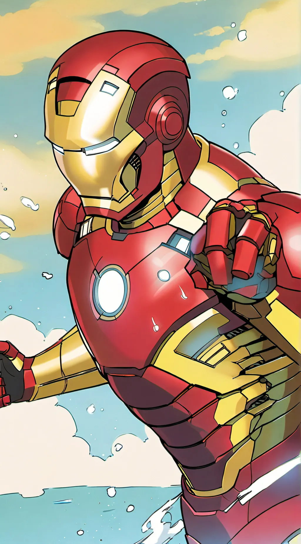 ai character: iron man background