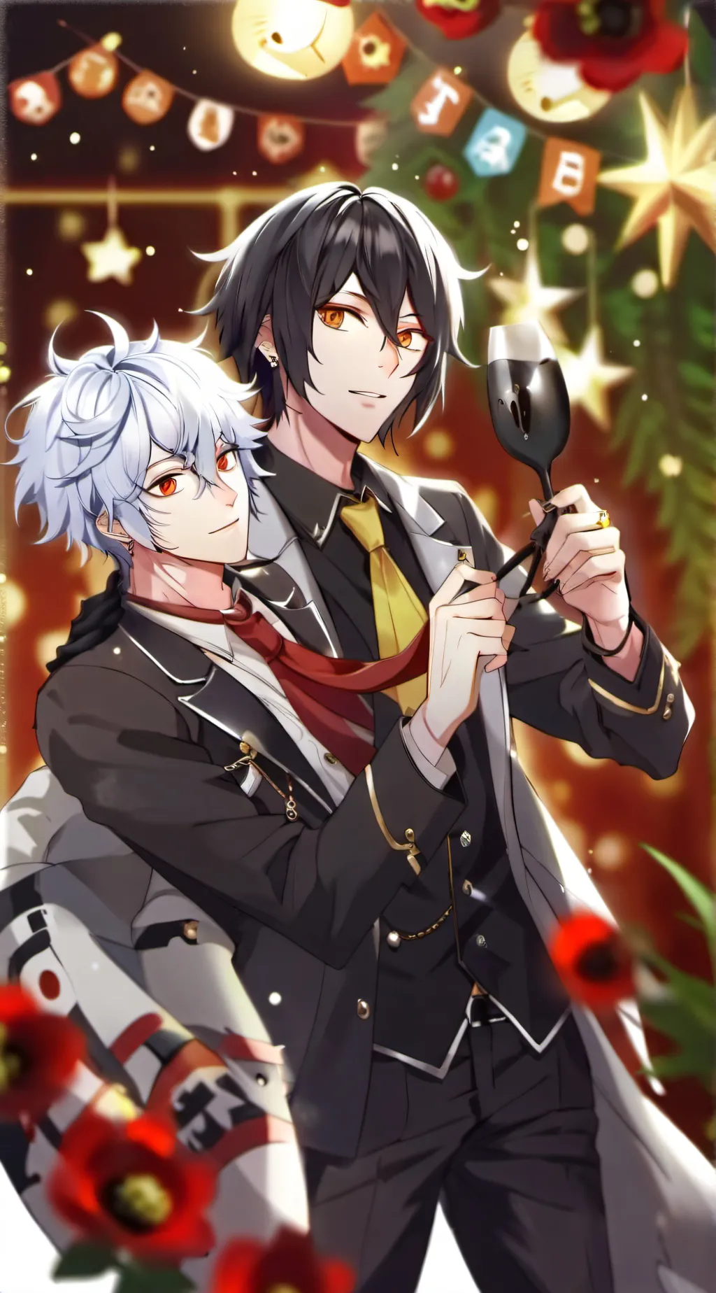 ai character: Gay Couple MHA background