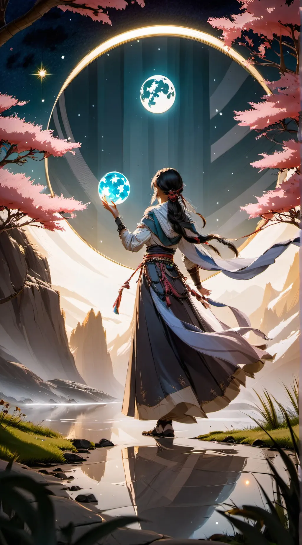 ai character: Eva background