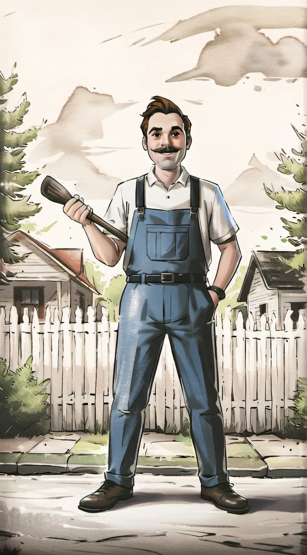 ai character: hello neighbor background