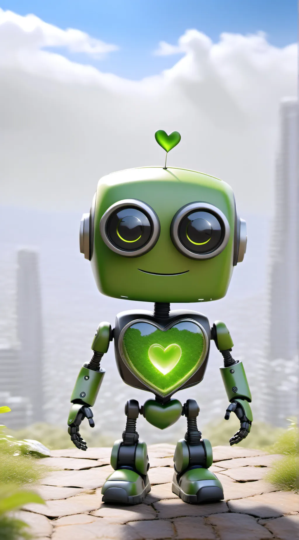 ai character: Kind Wishes Robot background